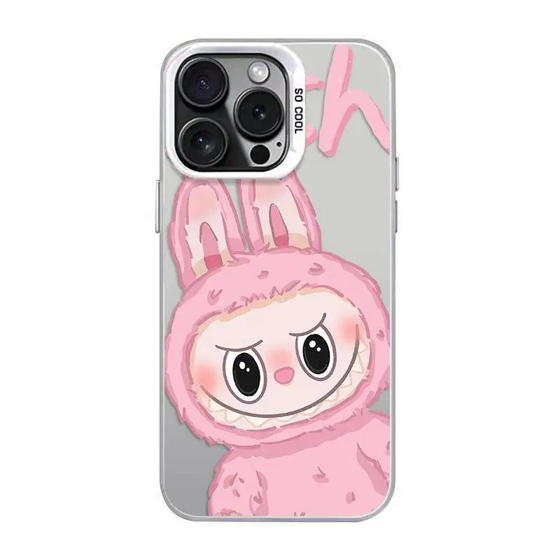 Cartoon Labubu Acrylic iPhone Case