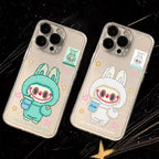 Labubu Cartoon Transparent Case