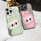 Cartoon Labubu Acrylic iPhone Case