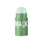 Organic Green Tea Mud Mask Deep Cleaning Oil Control Moisturize Hydrating Skin Rose Rotating Cream