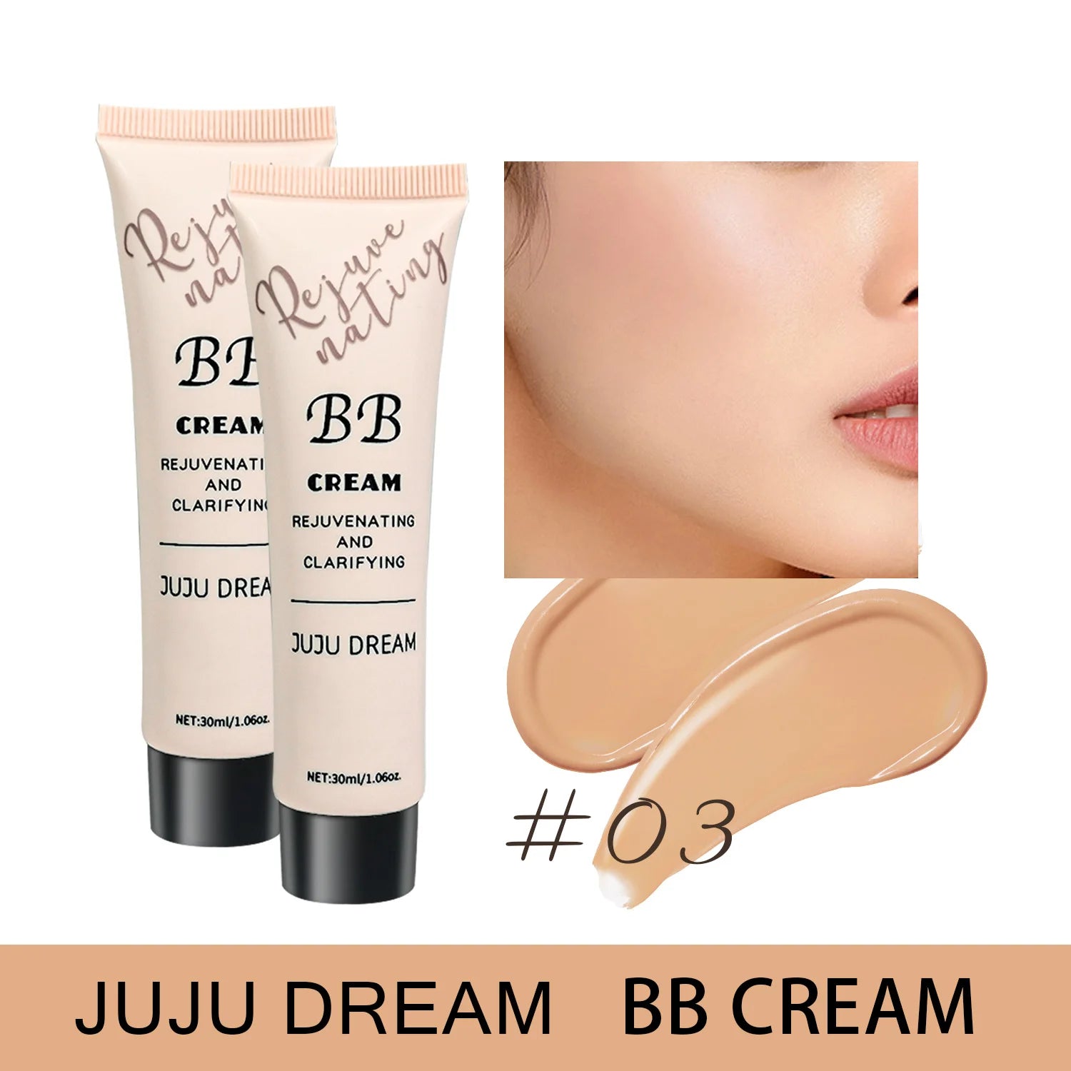 Correcting BB Cream – Whitening & Brightening Concealer Foundation