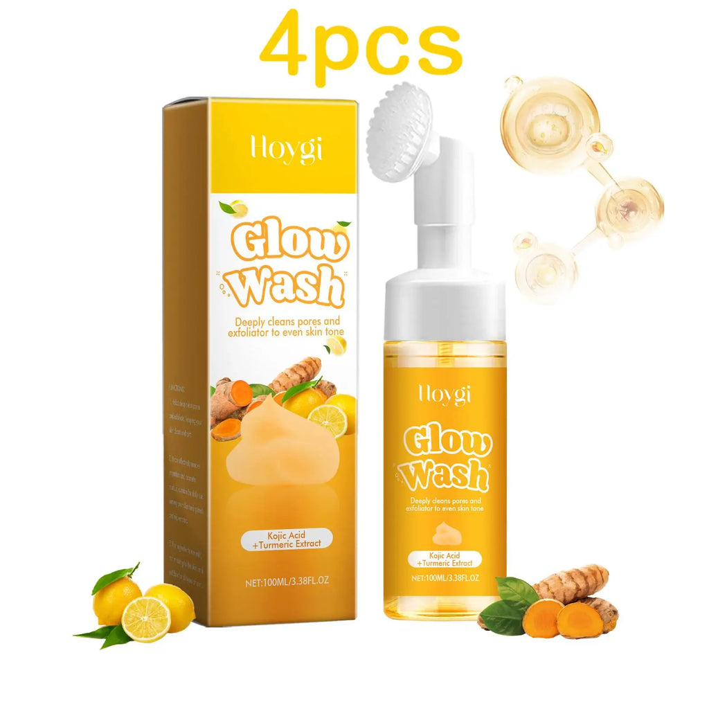 Hoygi 100ml Turmeric Face Wash Cleanser Clean Pores Glow Skin Care
