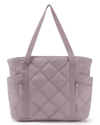 BAGSMART Tote Bag, Puffer Tote Bag