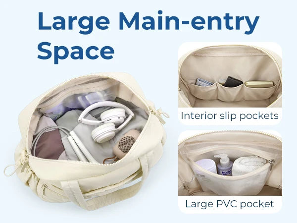 BAGSMART Travel Duffel Bag Gym Bag With Wet Pocket