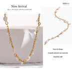 Yhpup 316L Stainless Steel Chain Necklace