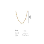 Yhpup 316L Stainless Steel Chain Necklace