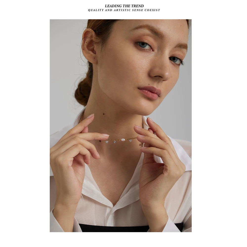 Yhpup 316L Stainless Steel Chain Necklace