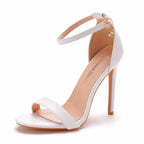 Crystal Spike High Heels
