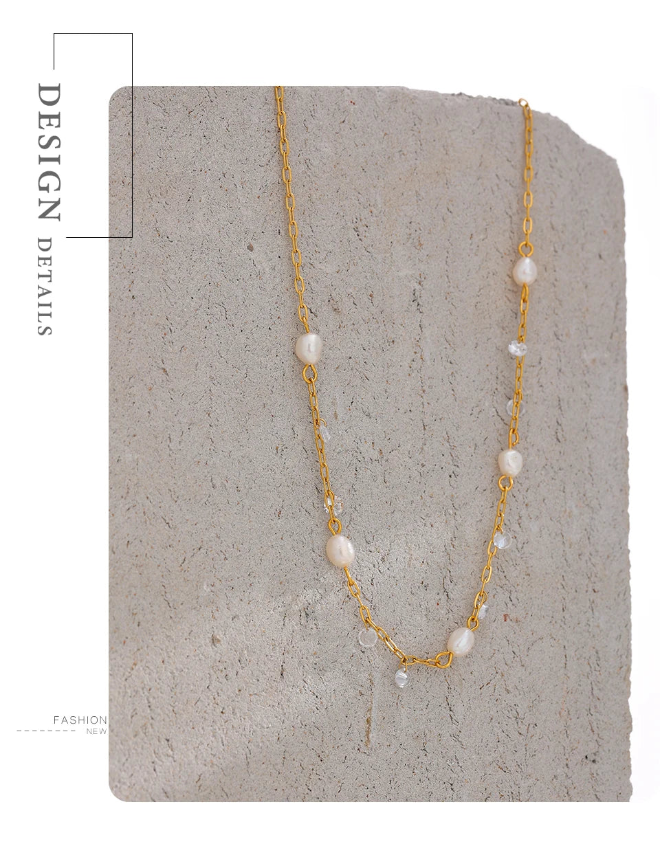 Yhpup 316L Stainless Steel Chain Necklace