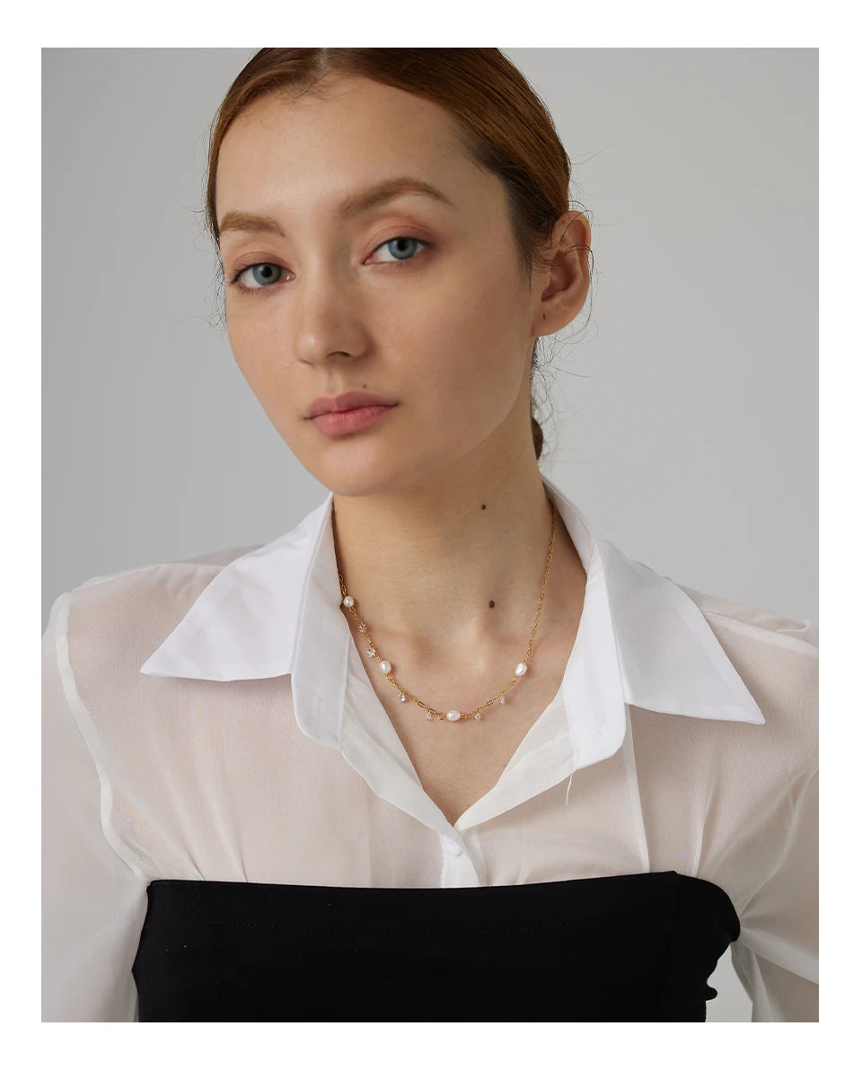 Yhpup 316L Stainless Steel Chain Necklace