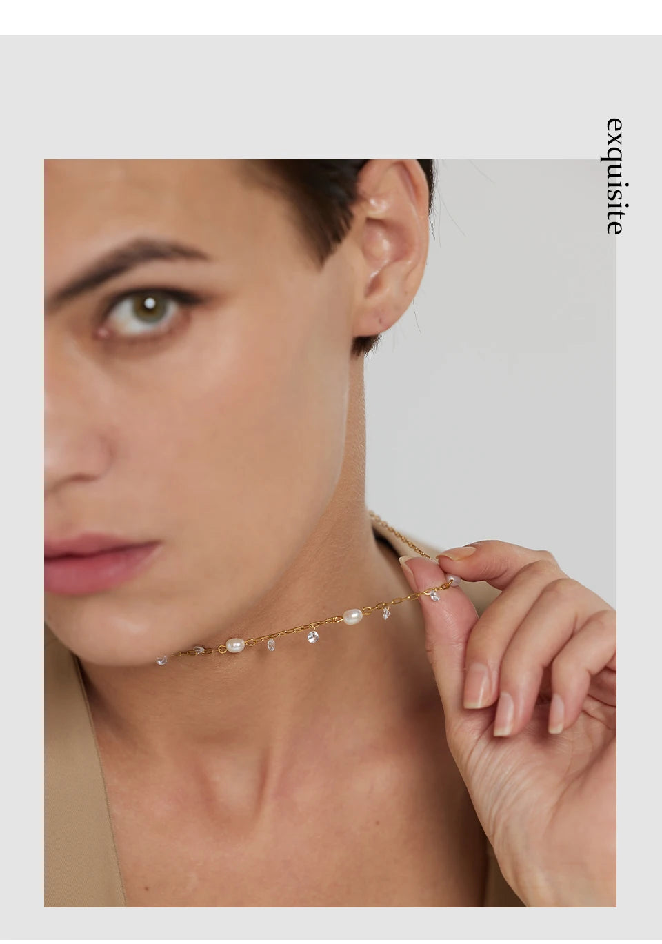 Yhpup 316L Stainless Steel Chain Necklace