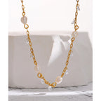 Yhpup 316L Stainless Steel Chain Necklace