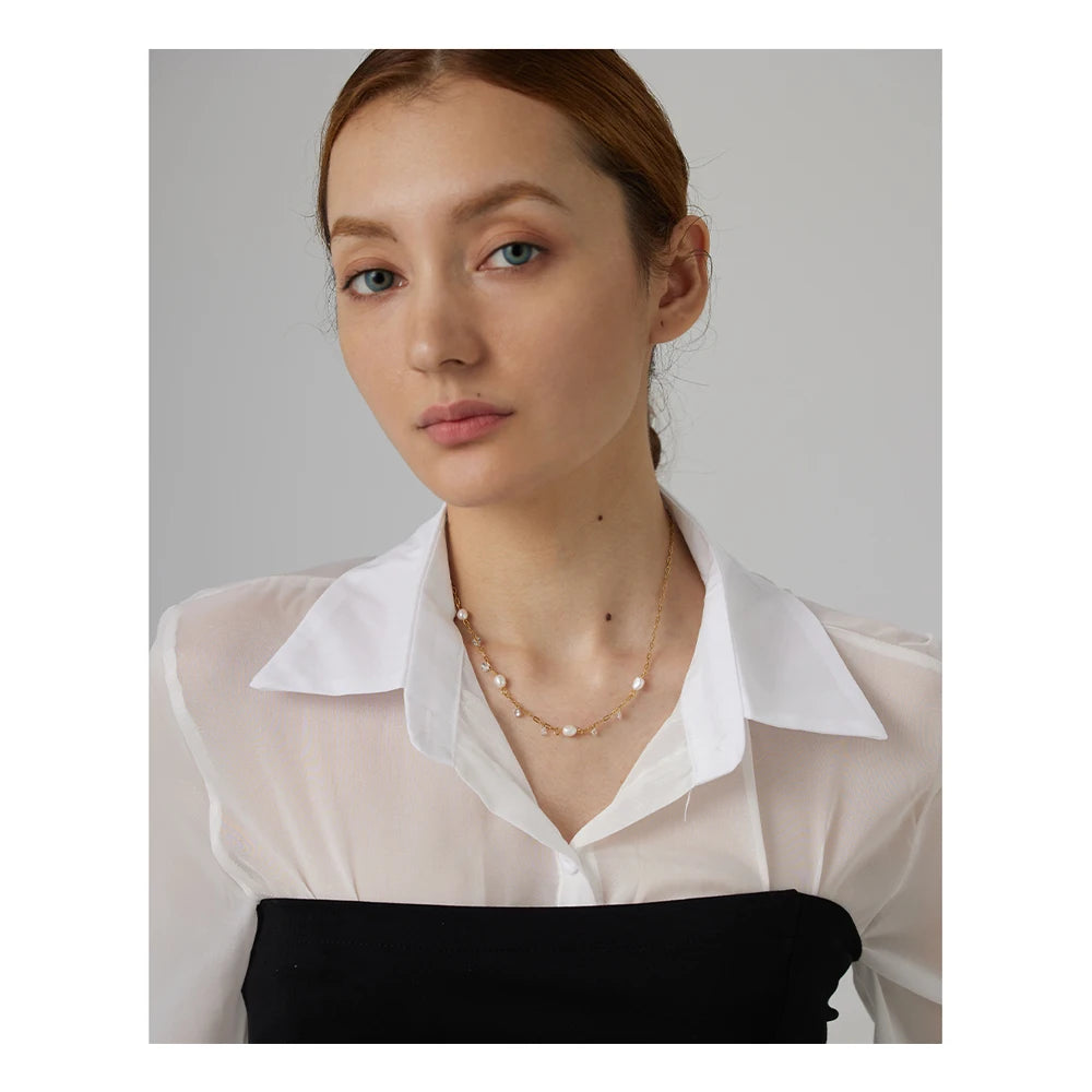 Yhpup 316L Stainless Steel Chain Necklace