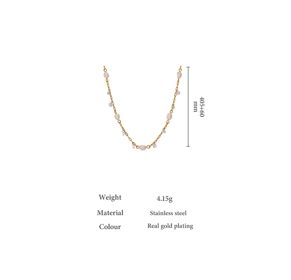Yhpup 316L Stainless Steel Chain Necklace