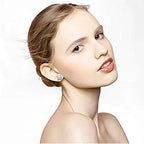 ANZIW Square 925 Silver Stud Zirconia Diamond Earring