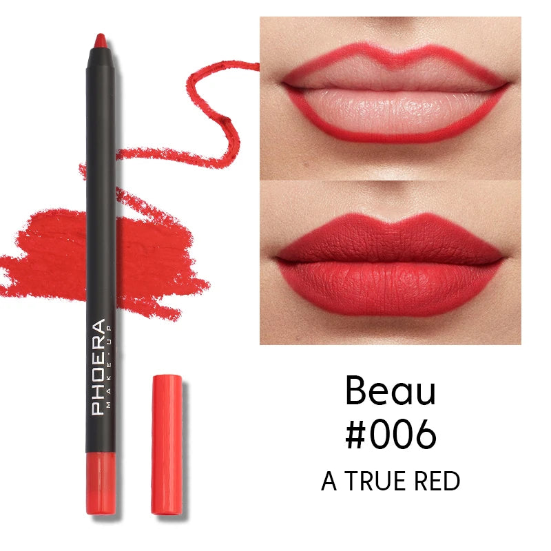 PHOERA 8 Colors Lipstick Matte Long Lasting