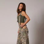 Jumpsuits Jeans Overalls  Backless Vintage Full Length Denim Straight Pants Loose Pockets