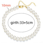 White Pearl Chokers Necklace