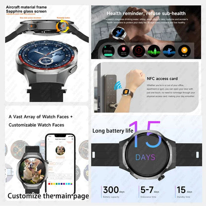 Xiaomi Watch GT5 Pro Smart Watch HD AMOLED Screen NFC GPS Tracker Bluetooth Call Health Waterproof Smartwatch Men Women