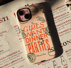 Dinner Parties iPhone Case Luxury Double Layer Cover