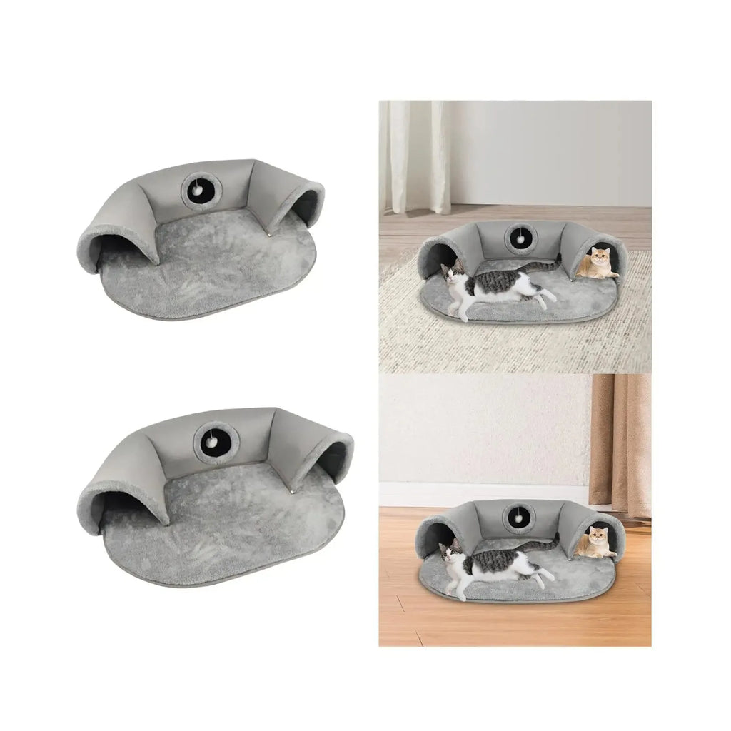 Cats and Puppy Bed Goods Basket