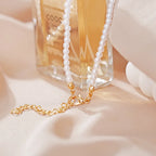 White Pearl Chokers Necklace