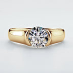 Anziw Real 925 Silver 2 Carat Moissanite Solitaire