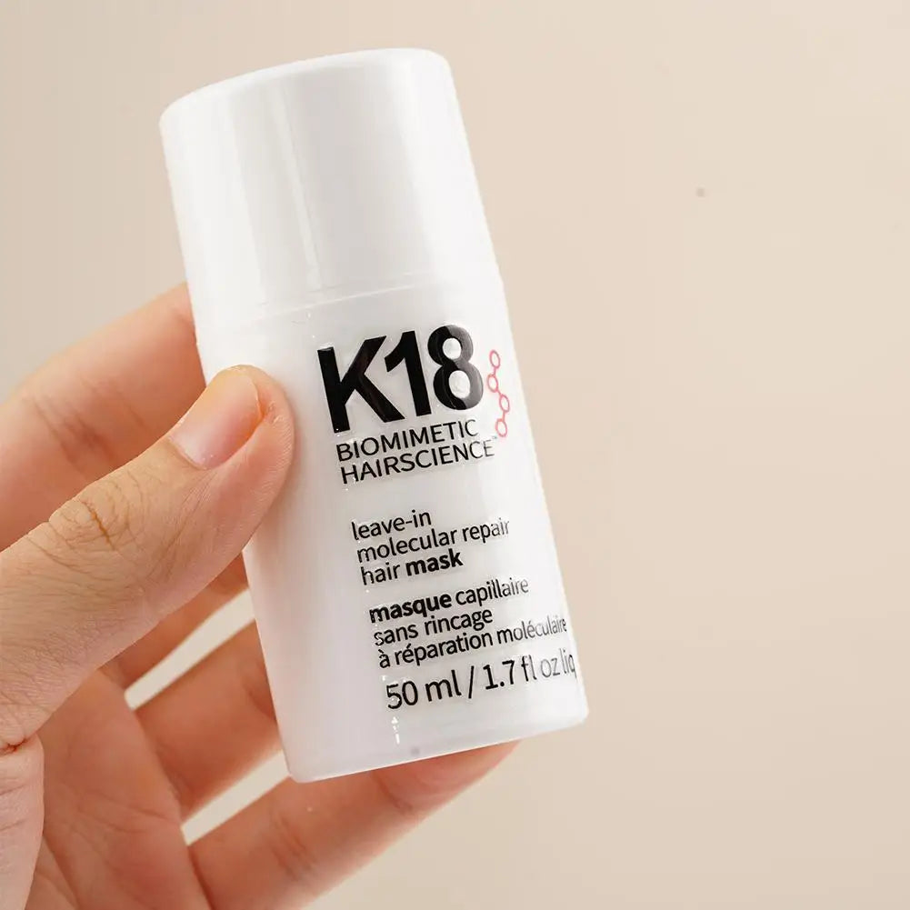 K18 Leave-In Molecular Repair Hair Mask Softens Restores Damaged Hair Deep Keratin Treatment For Hair And Scalp Hair Care 50ML