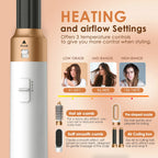 RESUXI Air Comb Set Hair Straightening Brush Dryer Wrap Auto Curling Hair Dryer