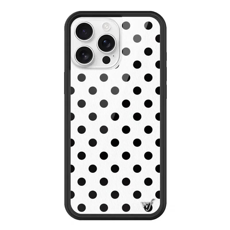 Wildflower 3D Cute Polka Dot iPhone Case Wave Point Cover