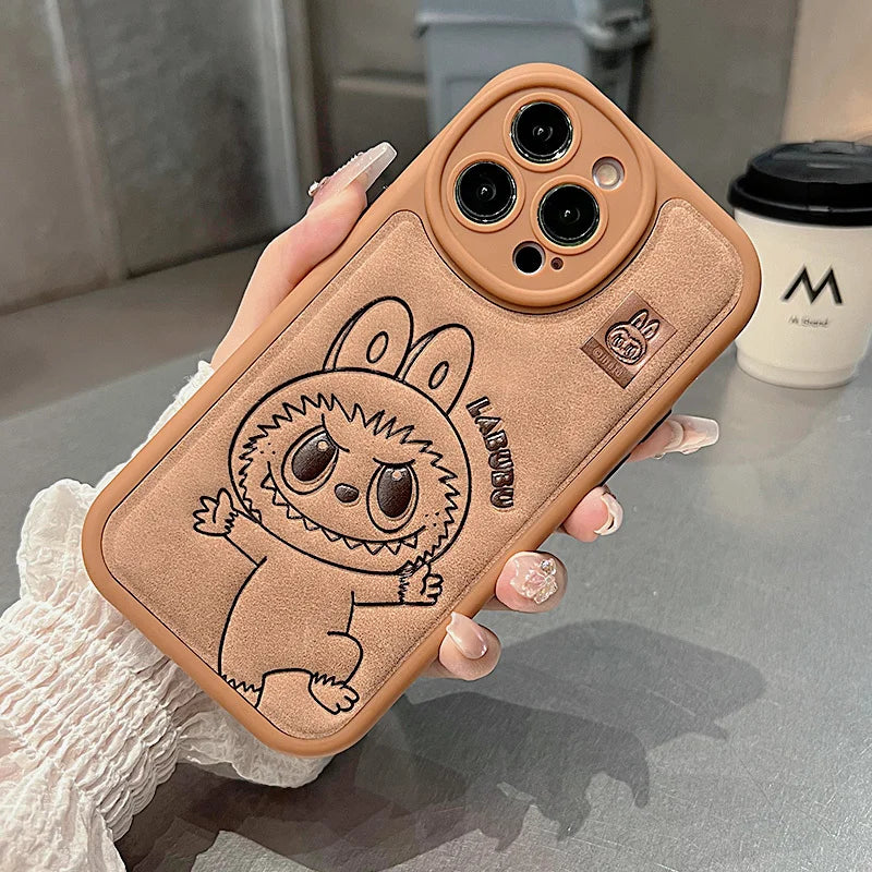 Labubu Handheld Rope Phone Case For IPhone