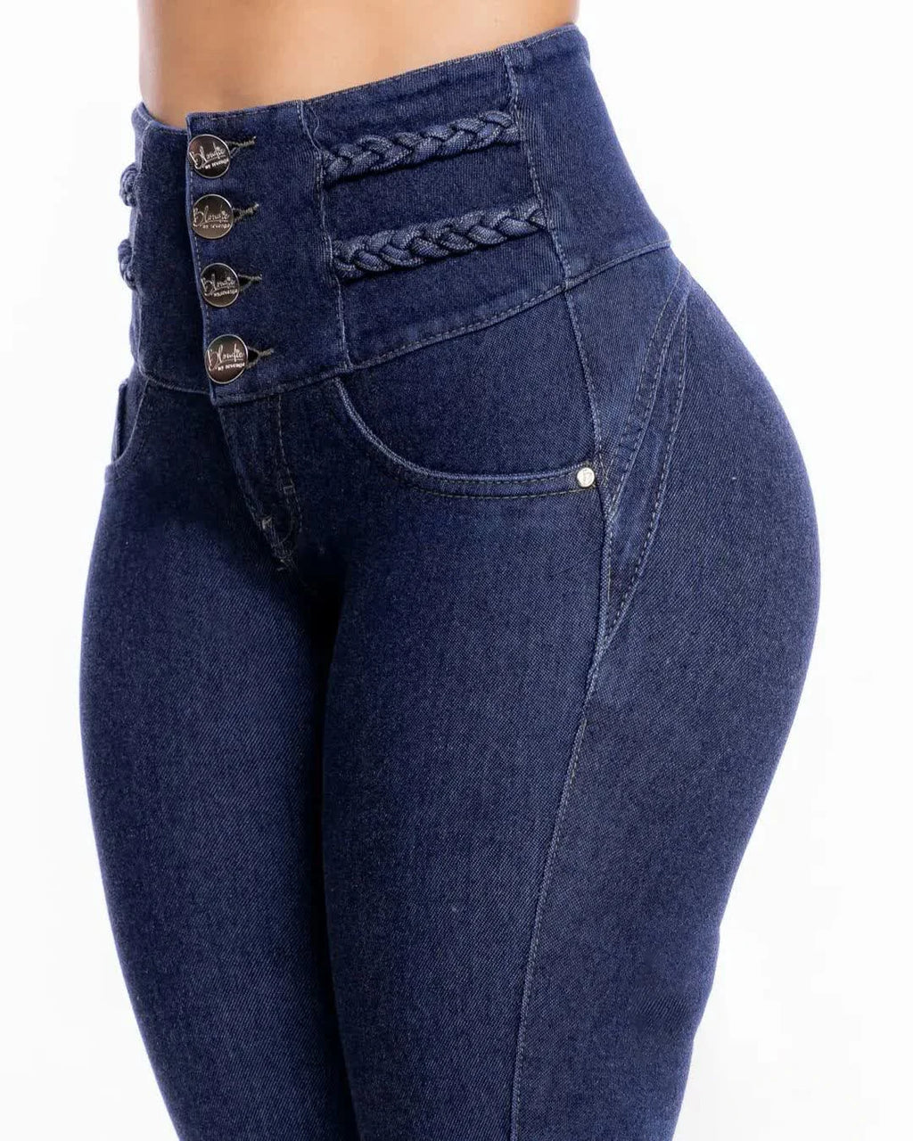 Skinny Jeans with Butt Lifting Effect High Waisted Shaping Pants