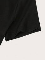 Black Cat Noodle T-Shirts Retro Casual Short sleeve