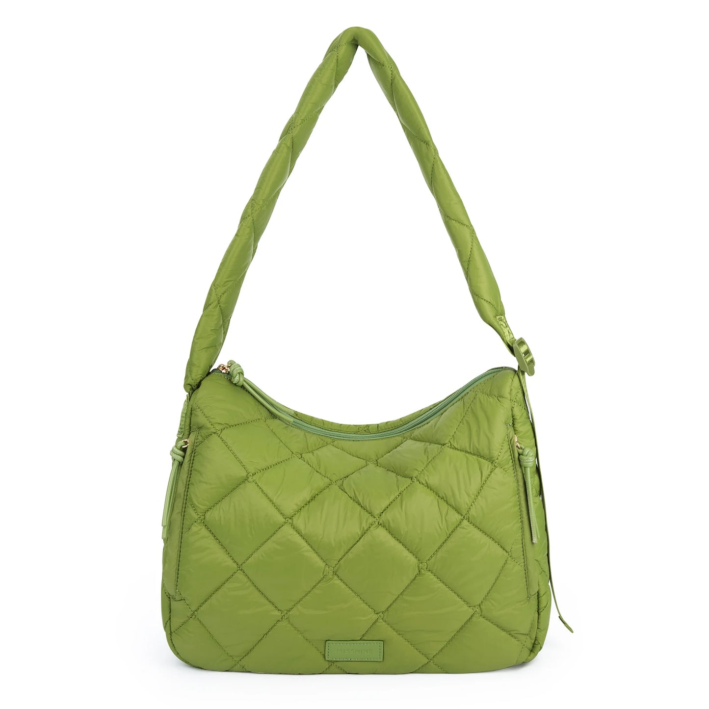 Missnine Quilted Puffer Bag for Women with Adjustable Strap Puffy Tote Shoulder Bag Large Carryall Crossbody Purse Hobo Bags