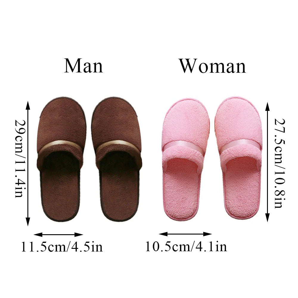 All-inclusive Slippers Men Women Hotel Disposable Slippers Hospitality Travel Comfor Multi-colored Breathable Slides Sandals