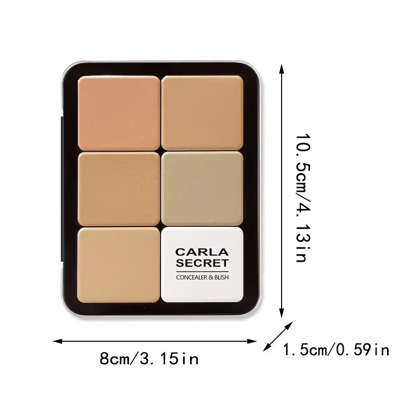 12-color iron box concealer blush matte