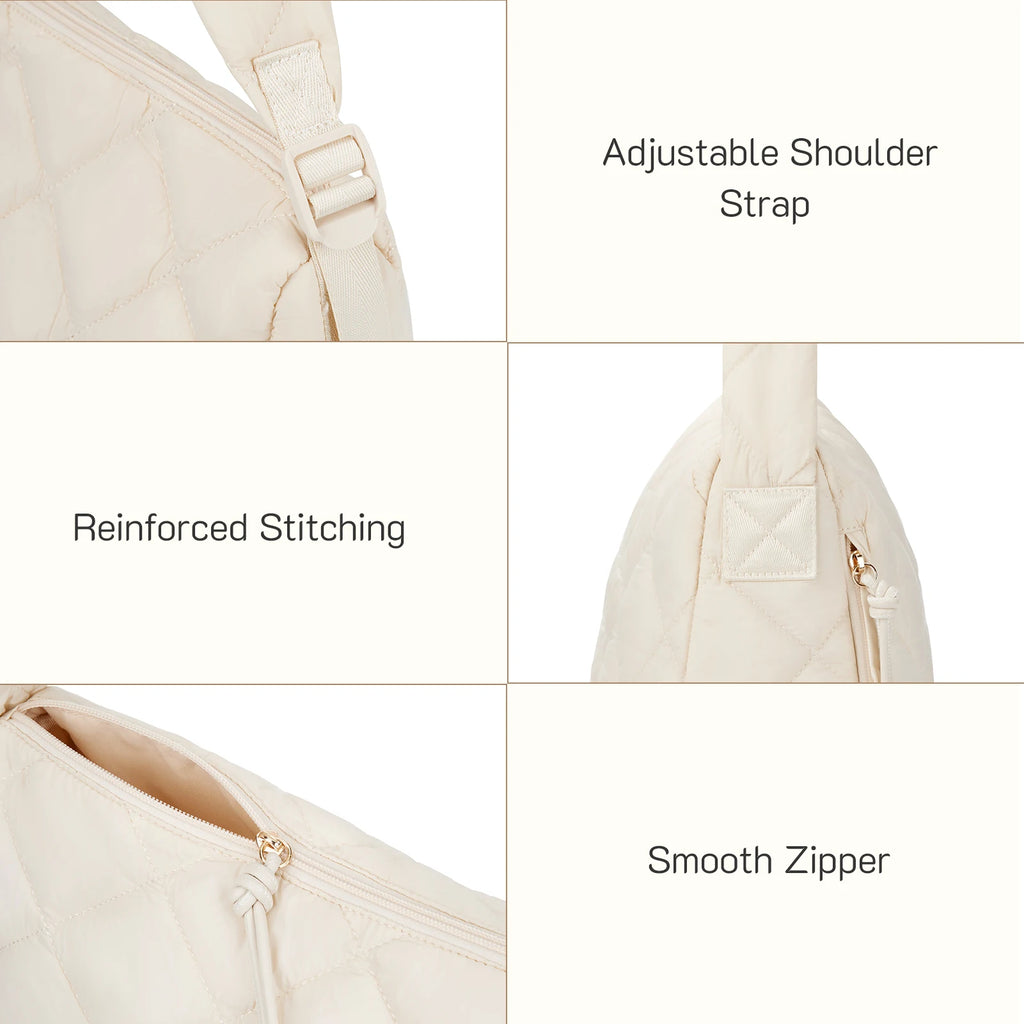 BAGSMART Missnine Quilted Puffer Bag for Women