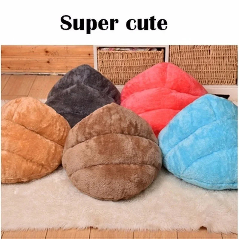 Winter Warm Triangle Cat Nest Thickened Fury Mongolian Bag Half Closed