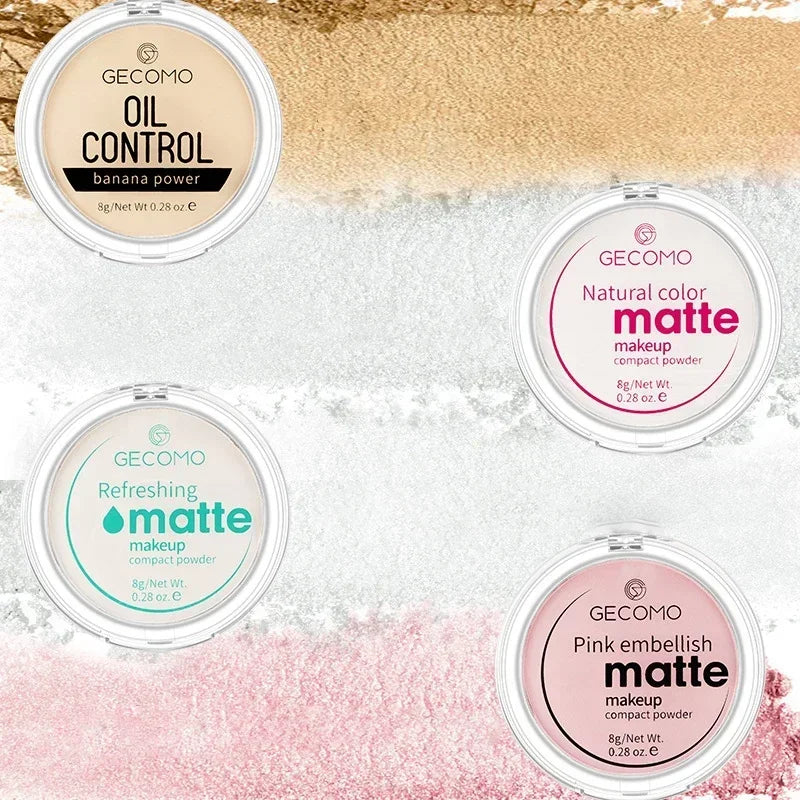 Makeup Matte Mist Velvet Compact Powder Waterproof