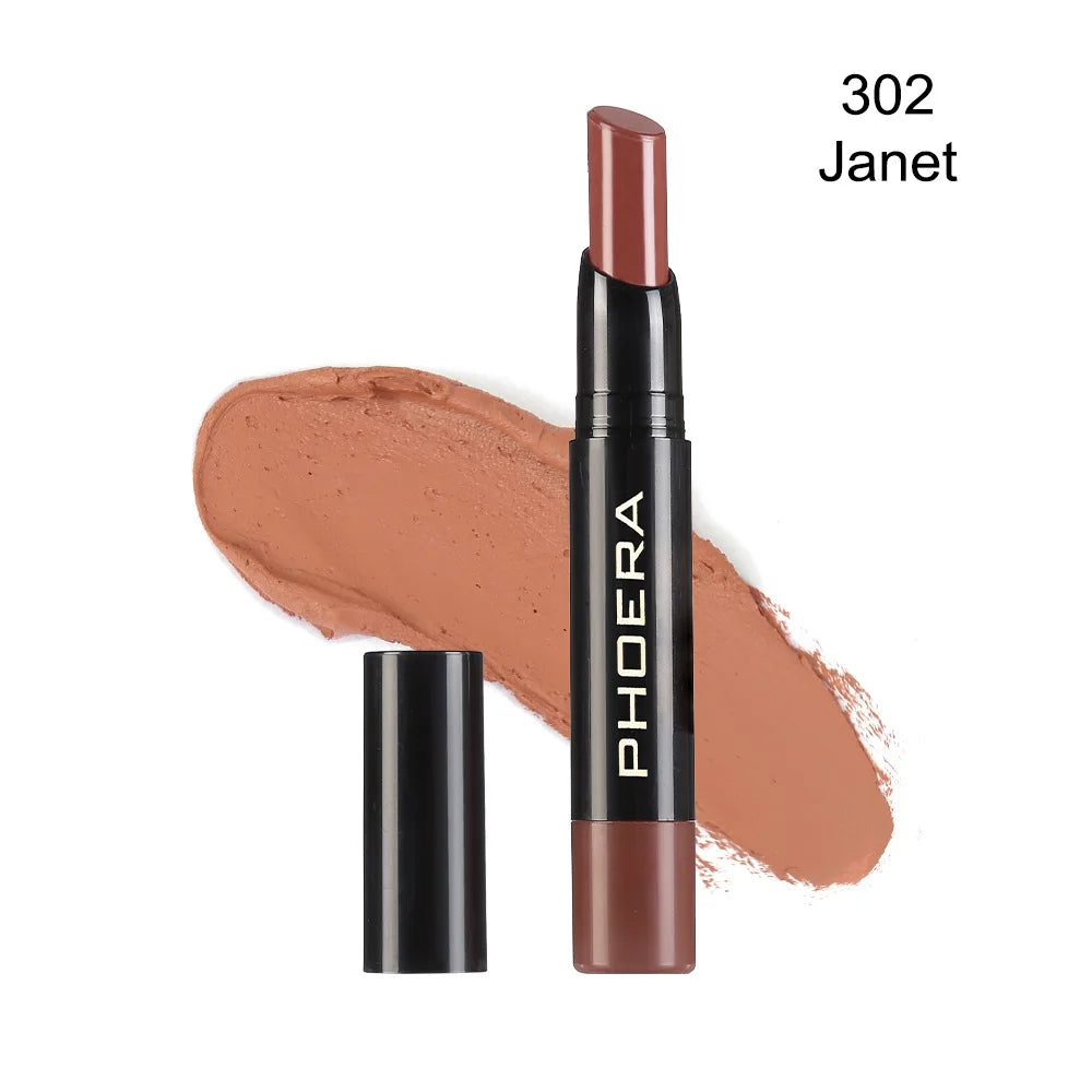 PHOERA 8 Colors Lipstick Matte Long Lasting
