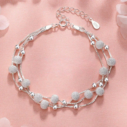 925 Sterling Silver Bracelet Pearls Knots Bracelet for Women Fashion Heart Pearls Irregular Bracelet Luxury Party Jewelry Gift