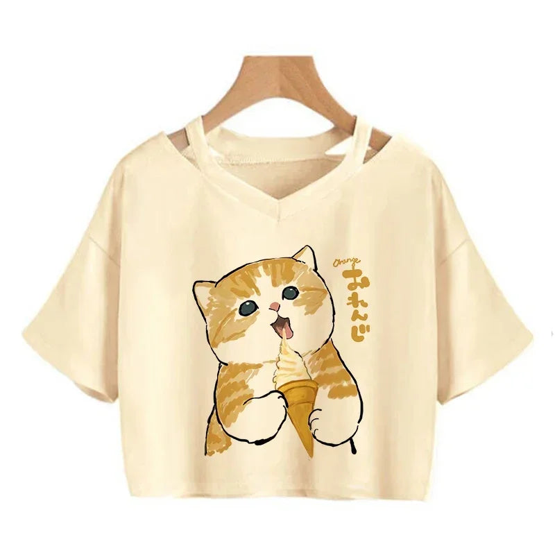 Ulzzang Aesthetic Crop Top