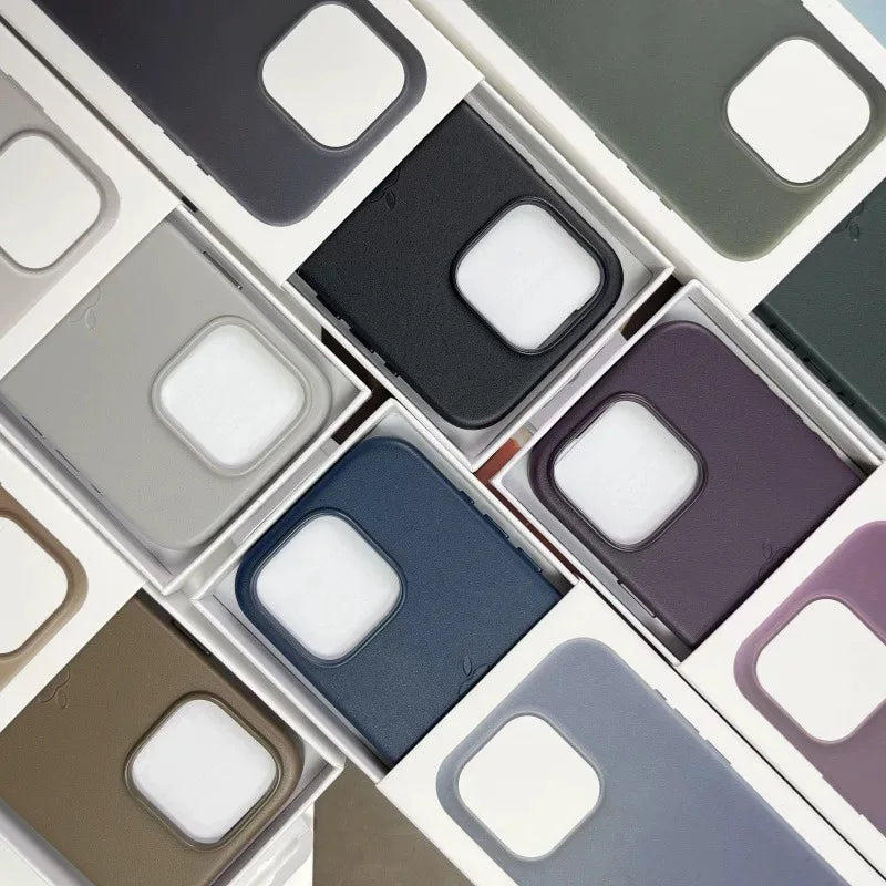 Leather With Magsafe Case For iPhone