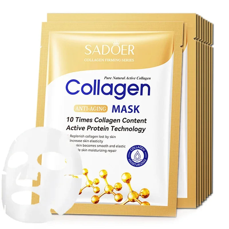 Anti-wrinkle Collagen Moisturizing Anti-aging Repair Brightening skincare Face Sheet Mask Facial