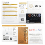 Smyoue White Gold Plated 1-10CT Moissanite Necklace