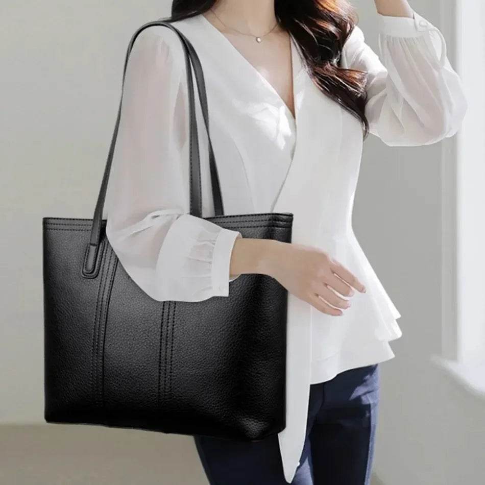 Genuine Brand 3 Layers Women Bags Designer HIgh Quality Soft Leather Large Women 2024 Shoulder Bag Messenger Handbag 2024 - Imbasat