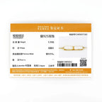 925 Silver Square Hoop Earrings Full Round Cut Moissanite Diamond Earrings