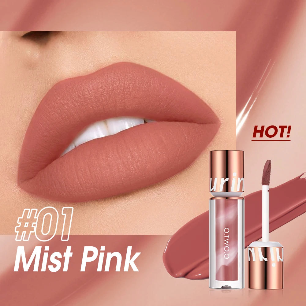 O.TWO.O Lipstick Lip Gloss Velvet Non-stick