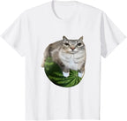 Cat Silly Cat Meme T-Shirt A Hilarious Watermelon Print Shirt