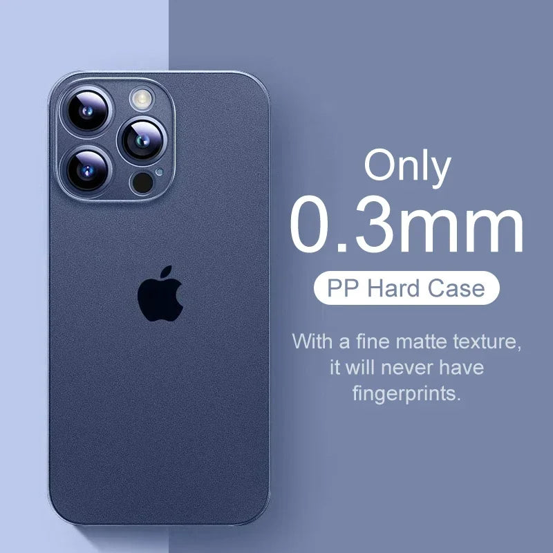 Ultra Thin Clear Matte Ultra Slim Case IPhone